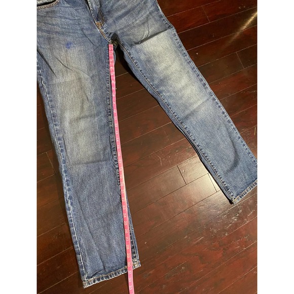 Tommy Hilfiger Straight Leg Jeans Size 32 Blue Denim - Picture 5 of 6